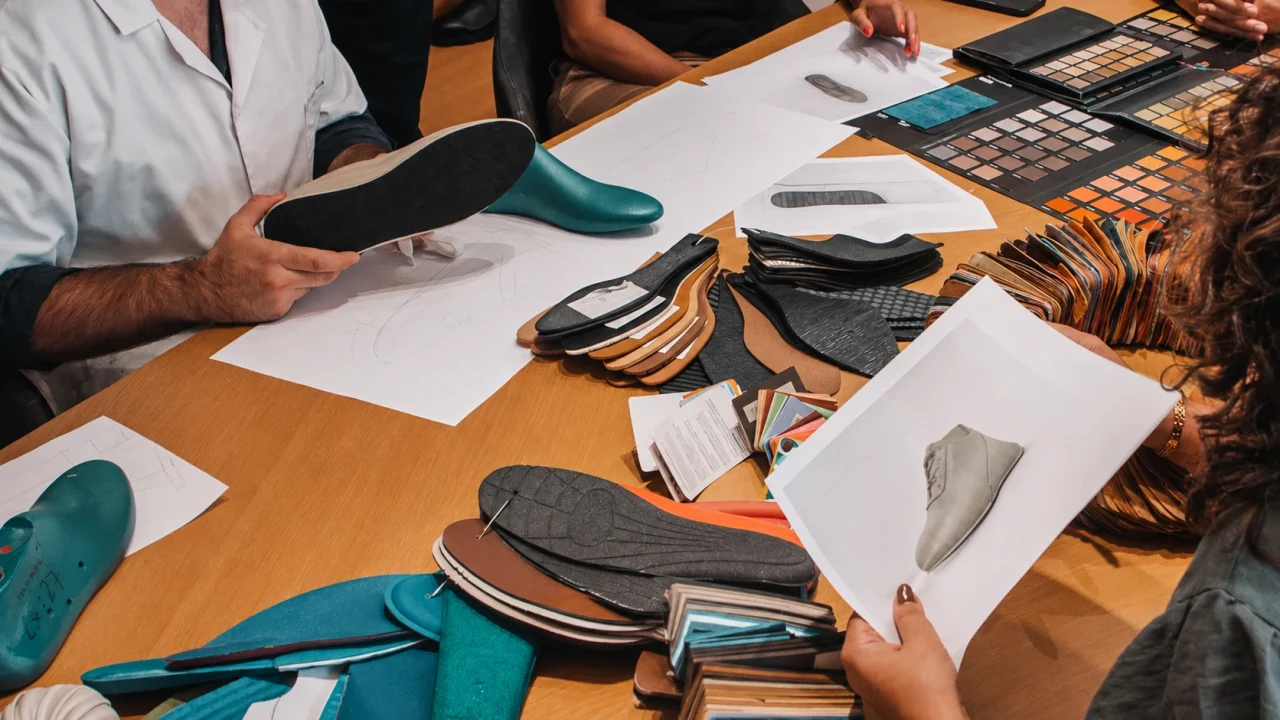 Footwear development and material selection process in footwear production in Europe