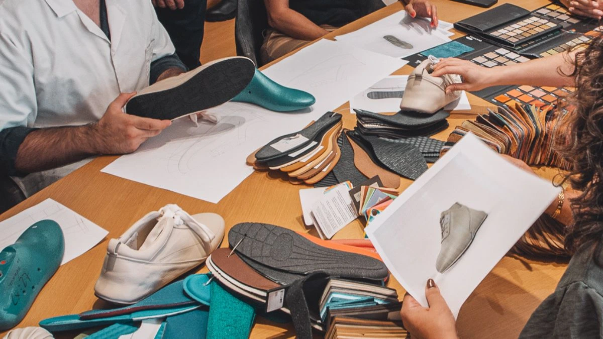 Footwear development and material selection process in footwear production in Europe