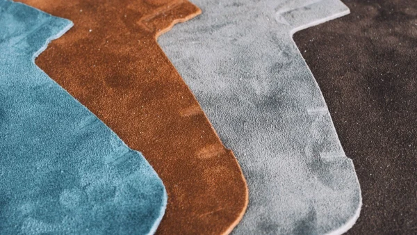 Material samples for footwear development and spring summer 2026 product planning