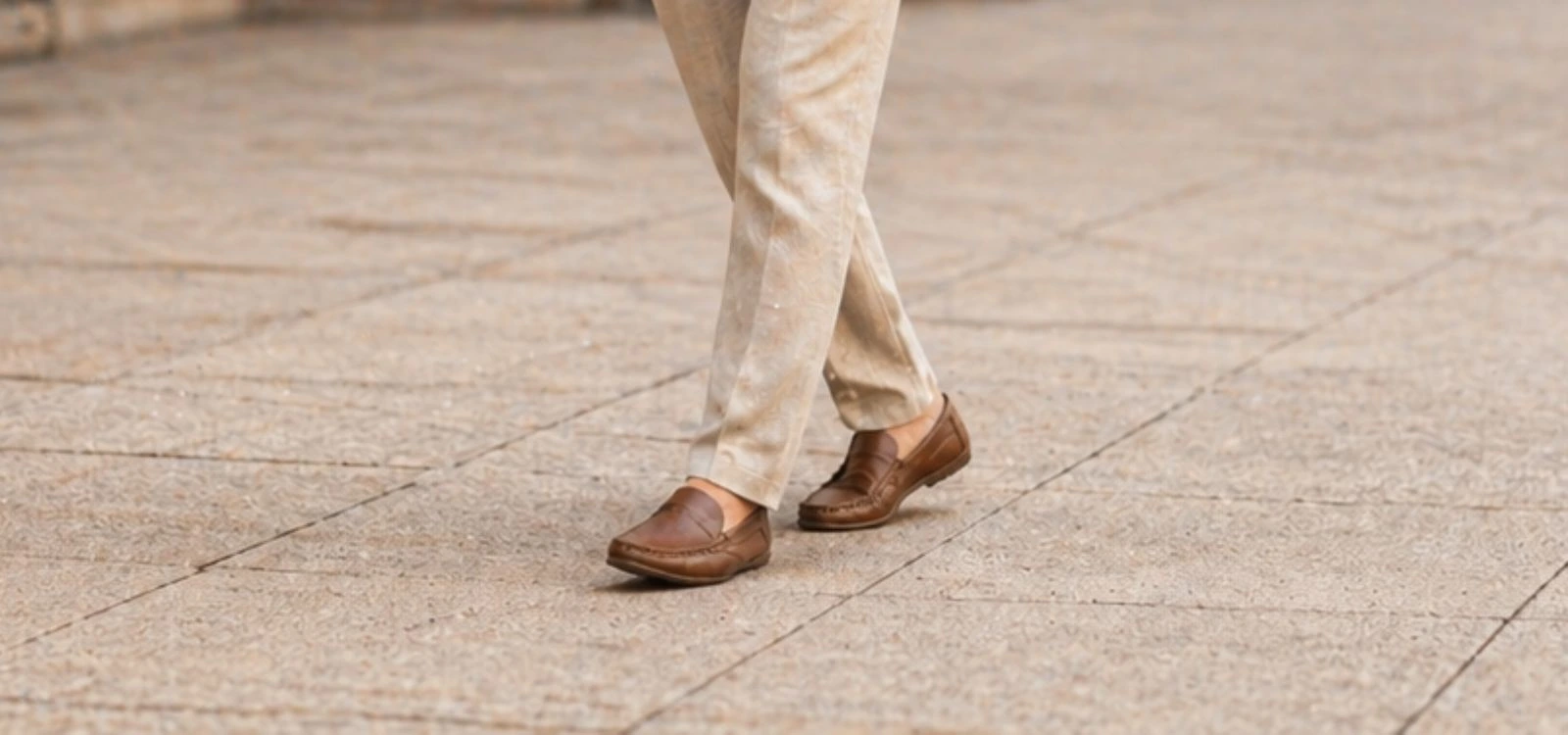 moccasin loafer shoes showcasing flexible construction and apron stitching