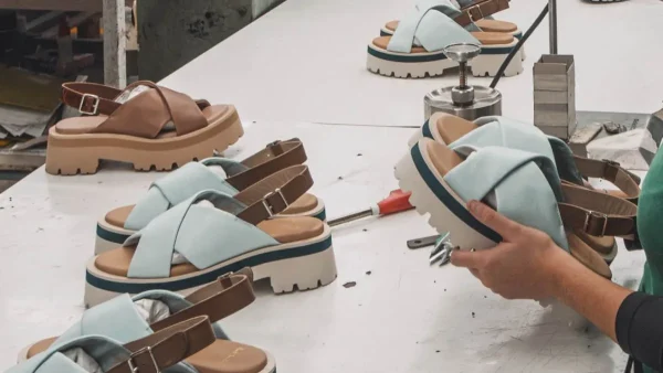 Quality review process with a footwear manufacturing partner in Europe