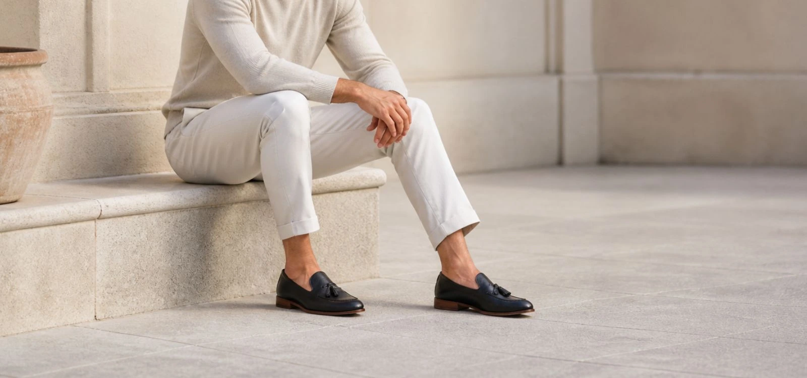 Sacchetto shoe construction soft leather loafers showing flexible and lightweight footwear design in Portugal