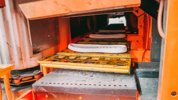 LG Shoes - How brands evaluate a Portuguese shoe manufacturer before starting production 4 Shoe sole manufacturing process in a Portuguese shoe manufacturer production line